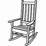 Rocking Chair Coloring Page Pages sketch template