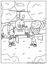 Morphle Coloring Ingrahamrobotics Dari Sketch Page sketch template