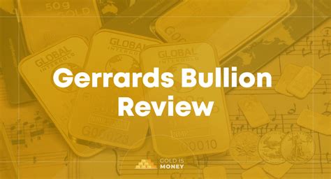 Gerrards Bullion Review - Digital Financing Taskforce