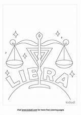 Libra Scale Coloring Pages sketch template