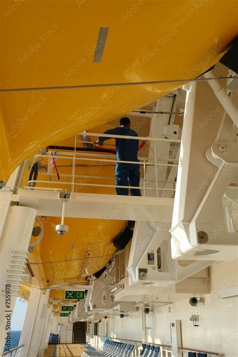 maintenance on cruise ship Stock Photo | Adobe Stock