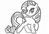 My Little Pony Rarity Coloring Pages sketch template