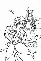 Ariel Color Page  Free Printable Coloring Pages sketch template