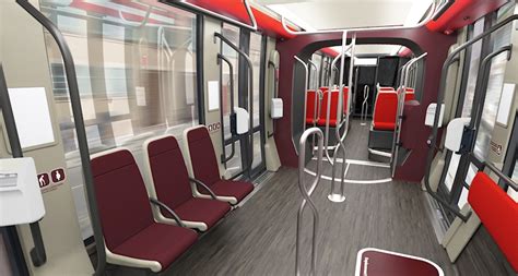 The design of Alstoms Citadis trams for the new East-West line of the Nice Côte dAzur tramway is ...