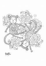Cartoon Animals Kids Monkey Coloring Page Wecoloringpage sketch template