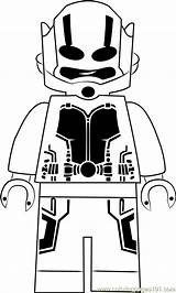 Lego Ant Man 1 Coloring Page  Free Pages sketch template