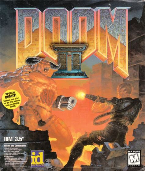 DOOM II (1994) box cover art - MobyGames