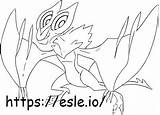 Noivern coloring Page sketch template