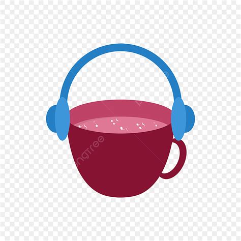 Coffee Cup Cartoon Clipart PNG Images, Music Coffee Cup Cartoon Creative, Cartoon, Music, Coffee ...
