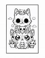 Creepy But Cute Coloring Pages 9 Adorable Free Printables sketch template