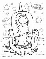 33 Gambar Mewarnai Alien PDF Gratis  SSColoring sketch template