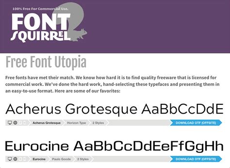 25 Best Free Fonts Websites for 2020 - Hongkiat