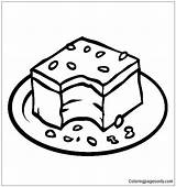 Brownie Coloring Page  Free Printable Pages sketch template
