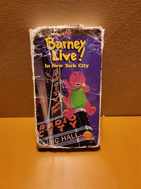 Barney Live In New York City Vhs Video Tape Purple Dinosaur S | The ...