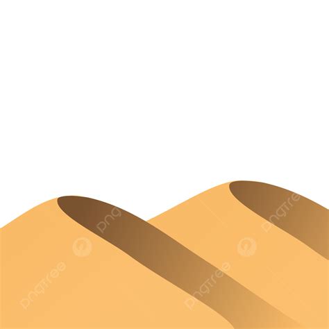 Sand Dune Desert Vector Illustration, Sand Dunes, Sand Vector, Sand ...