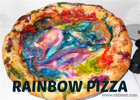 ~Rainbow PIZZA! | Rainbow pizza, Pizza, Taste the rainbow