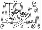 Park Coloring Page  Coloring Home sketch template
