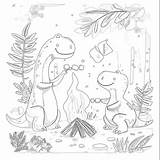 Tyrannosaurus Coloring Page  Pages Mimi Panda sketch template