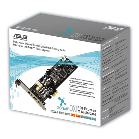 an asus pci card with its box