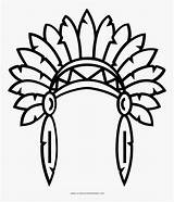 Native American Headdress Printable Coloring Pages Sketch Page sketch template