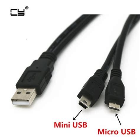 2 in 1 COMBO Mini usb Mini USB & micro usb 2.0 Micro USB 5 pin ...