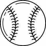 Baseball ball coloring Page  ColouringPages sketch template
