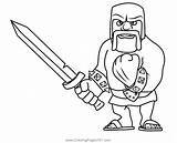 Coloring Clash Clans Pages Wizard Printable Kids Tower Golem  sketch template