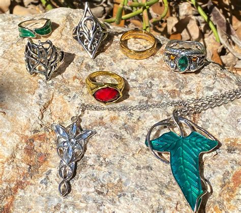 Lord of the Rings Inspired Jewelry Elven Jewelry Lot of 8 - Etsy