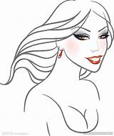 手绘美女设计图  女性妇女 人物图库 设计图库 昵图� sketch template