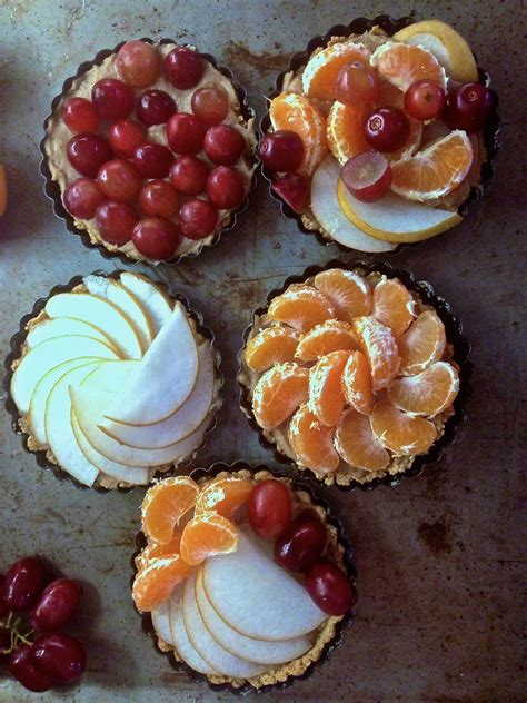 Chestnut Tart with Fresh Winter Fruit (GF, Vegan, Low Sugar) - Baby ...