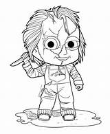 Bride Of Chucky Coloring Pages sketch template