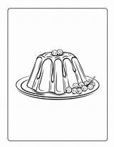 Jello Coloring Page sketch template
