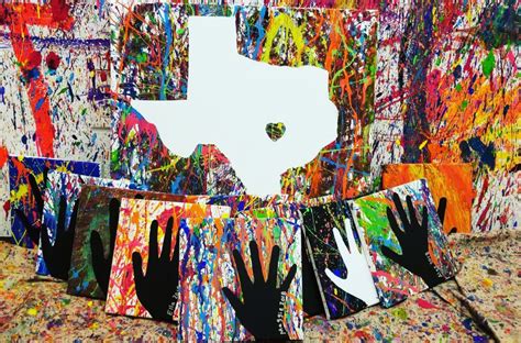 Splatter Painting Party...The Best Party EVER! | Art Barn ATX