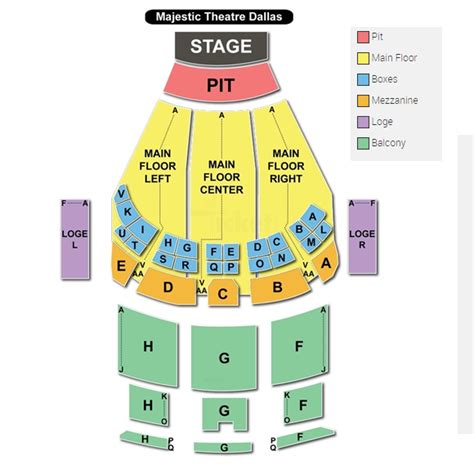 Majestic Theatre Dallas Seating Chart - Majestic Theatre Dallas