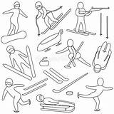 Ski Coloring Stock Illustrations – 314  sketch template