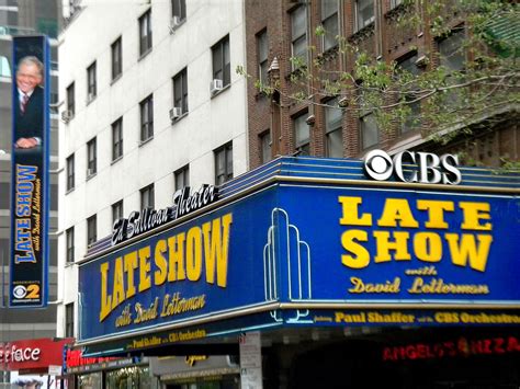 Late Night David Letterman Ed Sullivan Theater Clip Art Public Domain ...