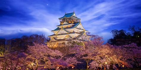 Download Man Made Osaka Castle HD Wallpaper