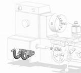 Drawing Lathe Machine Assembly Pdf Engineering Details Chuck Mechanical  sketch template