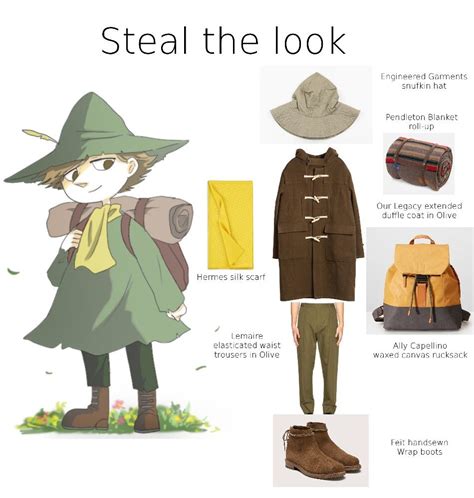 Snufkin outfit DIY | Moomin valley, Moomin, Character design