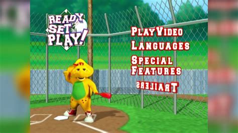 Barney Ready, Set, Play! (2004) DVD Menu - YouTube