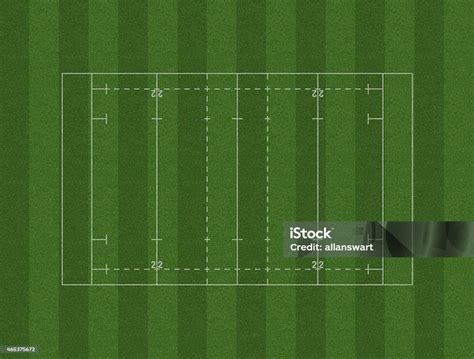 Rugby Pitch Layout Stock Photo - Download Image Now - Rugby Field, Rugby League, Sports Field ...