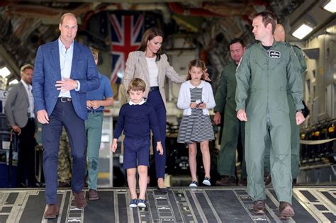 Prince Louis jumps on 4-wheeler as he joins siblings at military air ...