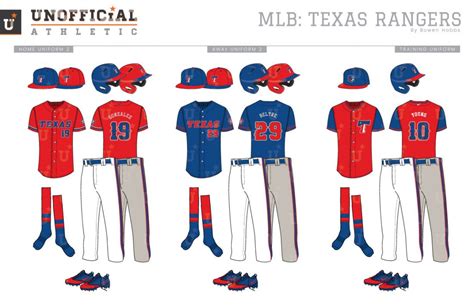 UNOFFICiAL ATHLETIC | MLB_rangers_uniforms2