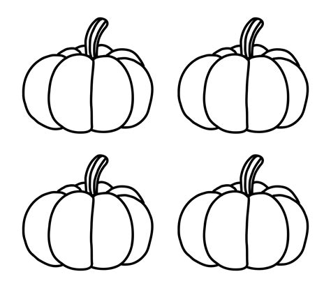 Pumpkin Cutouts - 15 Free PDF Printables | Printablee