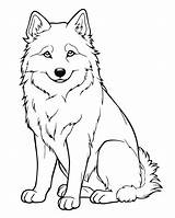 Wolf Dog Coloring Pages sketch template