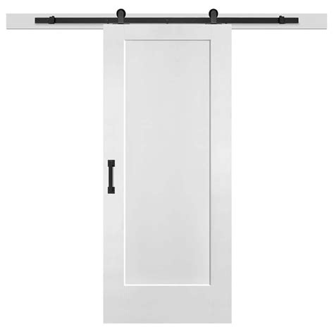 an open white door with black hardware on the bottom and side bars to the top