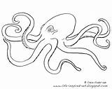 Octopus coloring Pages To Download And print For Free sketch template