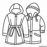 Winter Clothes Coloring Page  Pagescom sketch template