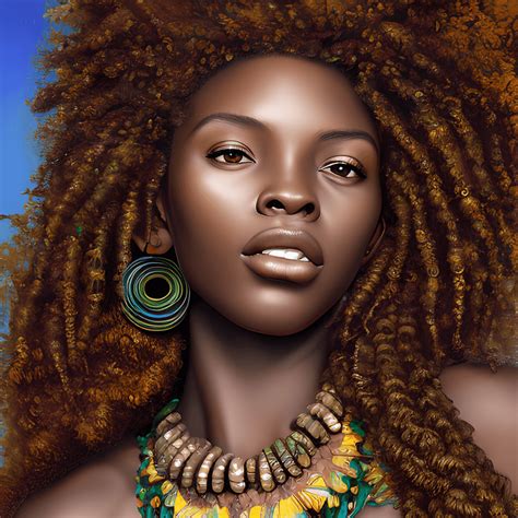 African American and Swahili Culture Digital Graphic · Creative Fabrica