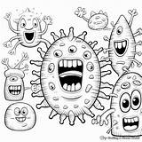 Germs Coloring Pages  Free & Printable sketch template